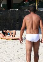 На пляже снял классную телочку 2 фотография